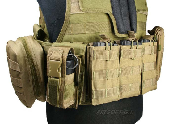 J-Tech Aegis-II Plate Carrier Tactical Vest ( COY Brown / Medium )