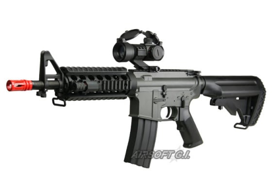 JG Enhanced M4 CQBR Carbine AEG Airsoft Rifle ( Black )