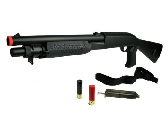 UTG Multi Shot Combat M3 L Spring Airsoft Shotgun ( Black )