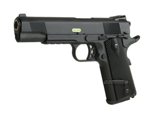 WE 1911 B Tactical GBB Airsoft Pistol ( Black )