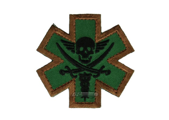 Mil-Spec Monkey Tactical Medic Pirate Patch ( OD Green )