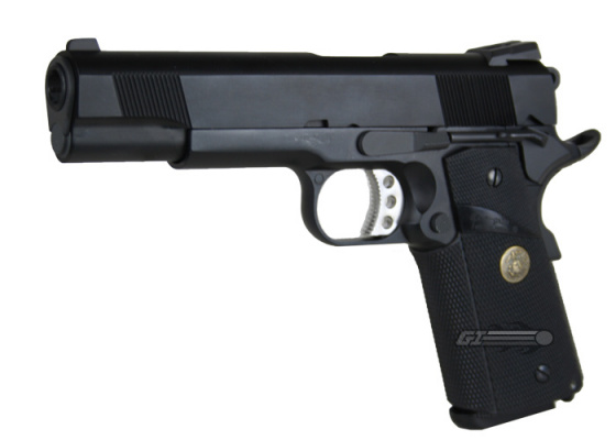 WE MEU 1911 GBB Airsoft Pistol ( Black )