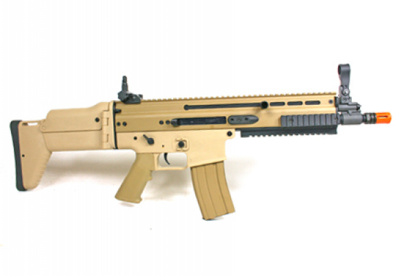 CA MK16-L CQC AEG Airsoft Rifle ( Tan )