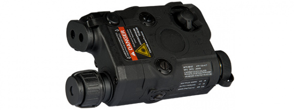 Tac 9 Industries PEQ-15 L.E.D. White Light + Red Laser w/IR Lens ( Black )