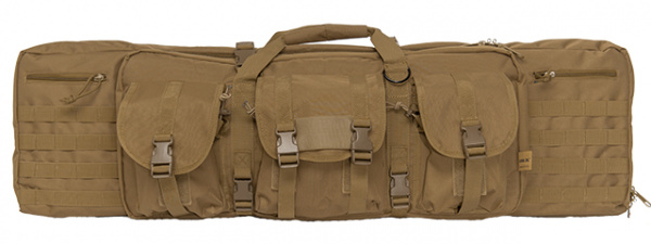 Lancer Tactical 42" Molle Double Gun Bag ( Tan )