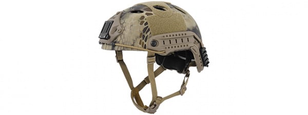 Lancer Tactical PJ Ballistic Helmet w/ Vent Holes ( Lander / L - XL )