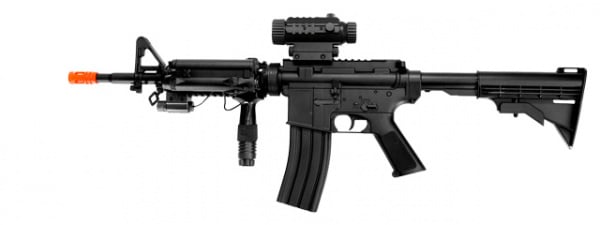 Well M4 RIS Carbine LPEG Airsoft Rifle LE Stock Version ( Black )