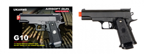 UK Arms G10 Metal Spring Airsoft Pistol