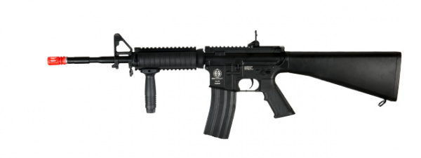 ICS M4 RIS Full Stock Carbine AEG Airsoft Rifle ( Black )