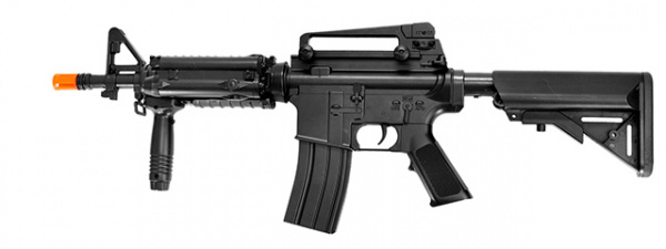 UK Arms M3081D CQB M4 RIS Carbine LPEG Airsoft Rifle ( Black )