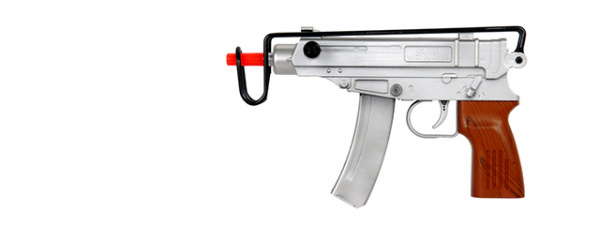 UK Arms M37AS Scorpion Spring Airsoft SMG ( Silver )
