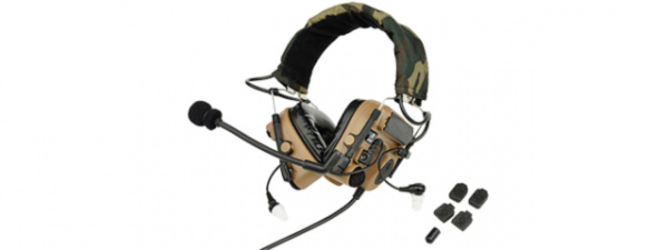 Tac 9 Industries Comtac IV In Ear Headset ( Flat Dark Earth )