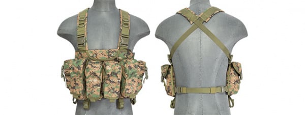 Lancer Tactical AK Chest Rig ( Woodland Digital )