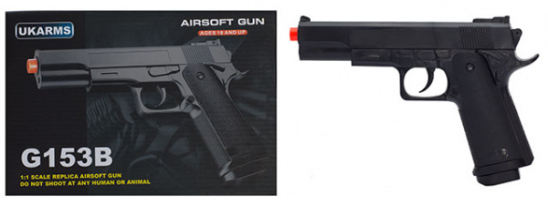 UK Arms G13B 1911 Spring Airsoft Pistol ( Black )