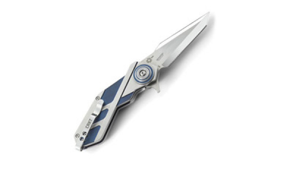 CRKT Renner Deviation Modified Tanto Folding Knife ( Silver )