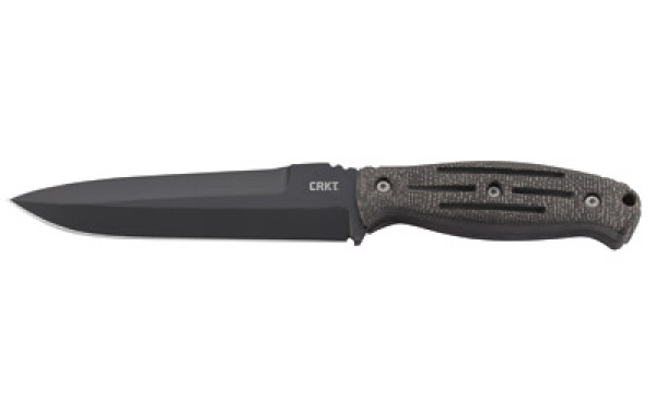 CRKT Oc3 6" Drop Point Fixed Blade Knife ( Black )