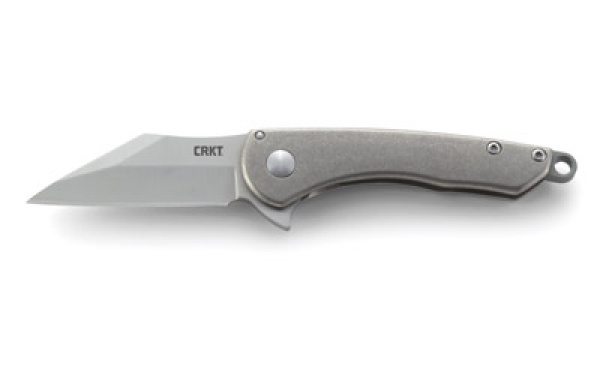 CRKT Jettison 2" Warncliffe Folding Knife ( Silver )