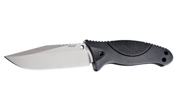 Hogue Ex-F02 4.5" Clip Point Fixed Blade Knife w/ Sheath ( Black )