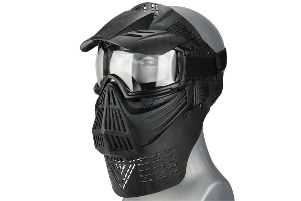 Emerson Full Face Mask w/ Neck Protector ( Black )
