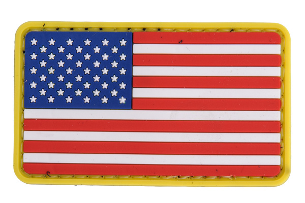 Emerson US Flag PVC Patch Velcro ( Red / White / Blue )