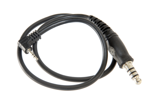 Lancer Tactical ZTAC Wire Motorola 1-Pin Version PTT ( Black )