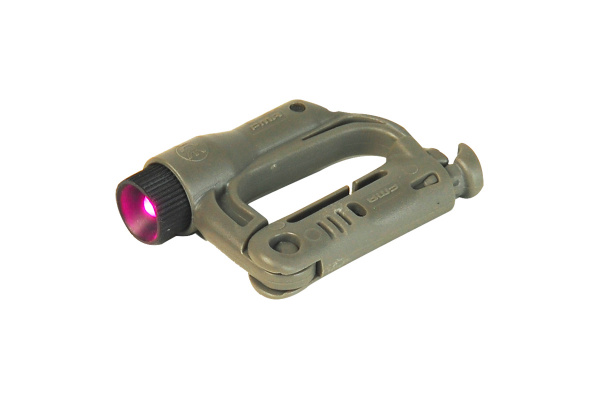 FMA D-Buckle Mini Light ( Foliage / Pink LED )