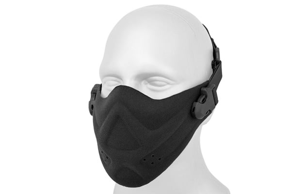 Lancer Tactical Neoprene Hard Foam Lower Face Mask ( Black )