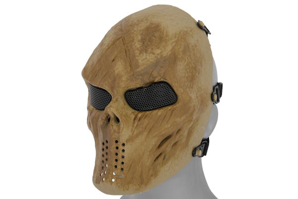 Emerson Villain Skull Mesh Face Mask ( Dried Bone )