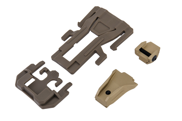 Tac 9 Industries Weapon Link w/ Rail Adapter for Webbing ( Tan )
