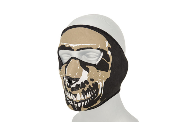 Emerson Skull Eva Face Mask ( Black / Tan )