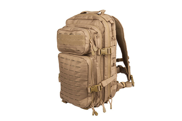 Lancer Tactical Backpack w/ Laser Cut Webbing ( Tan )