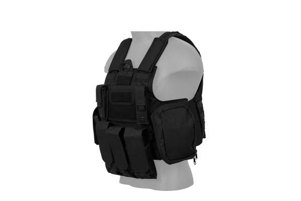 Lancer Tactical Strike Plate Carrier ( Black / L )