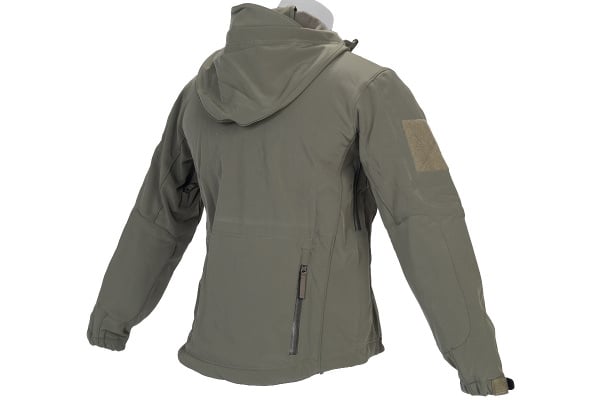Lancer Tactical Soft Shell Jacket w/ Hood ( Sage / S )