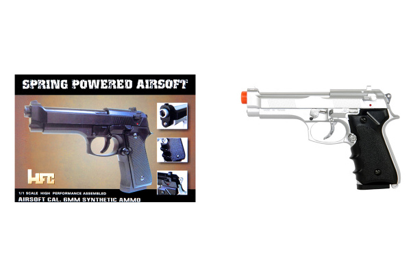 HFC HA118ES6 M9 Spring Airsoft Pistol ( Silver )