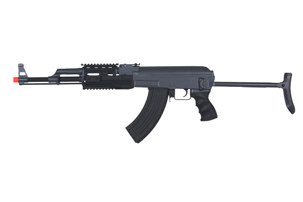 CYMA AK47S Tactical Carbine AEG Airsoft Rifle ( Black / No Battery & Charger )