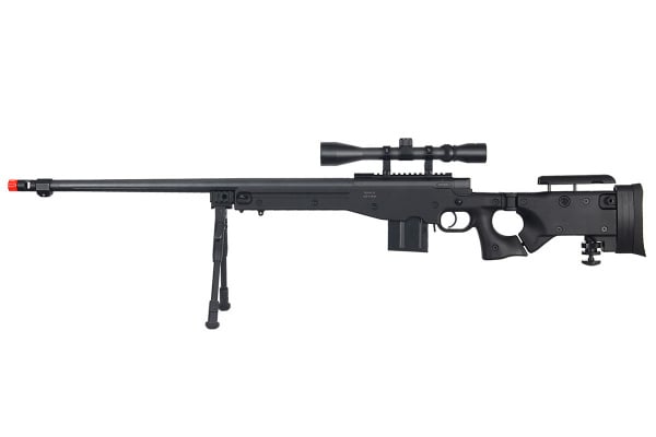 Well MB4403BAB L96 Spring Sniper Airsoft Rifle w/ Scope & Bipod ( Black )