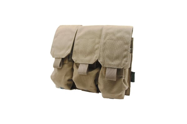 TMC Molle Triple M4/M16 Mag Pouch ( Khaki )