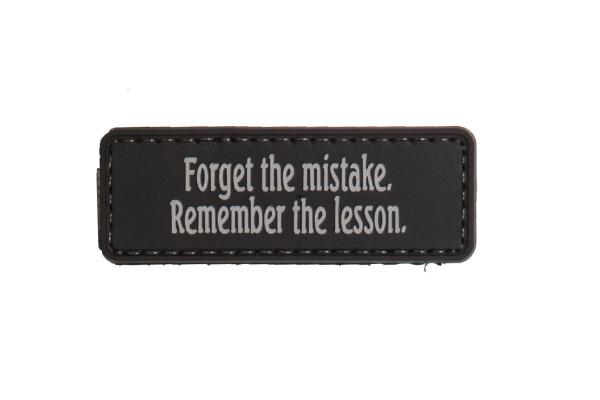 5ive Star Gear Forget The Mistake Morale PVC Patch