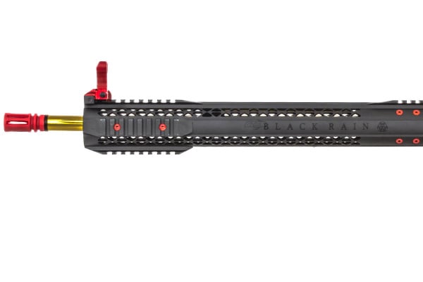 Black Rain Ordnance Limited Edition Fallout 15 3 Force Battle AEG Airsoft Rifle by King Arms ( Black / Red / Gold ) Black Rain Ordnance Limited Edition Fallout 15 3 Force Battle AEG Airsoft Rifle by King Arms ( Black / Red / Gold )
