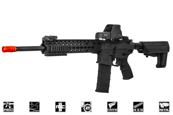 Lancer Tactical Advanced Recon Carbine LT18CB M4 16" Carbine AEG Airsoft Rifle ( Black )