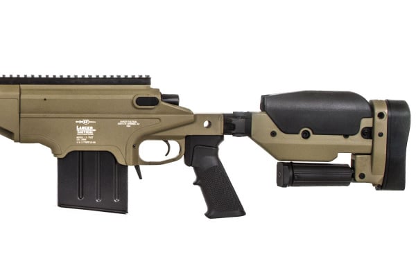 Lancer Tactical LTR338L Spring Sniper Airsoft Rifle ( Tan )