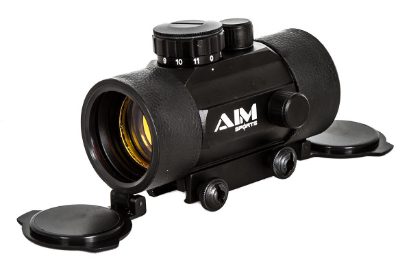 AIM Sports B-Style 1x42 Red Dot Sight w/ Flip Up Covers