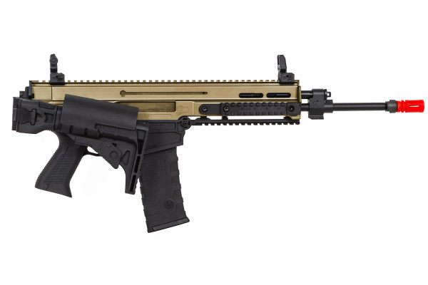 ASG CZ Bren A1 Carbine AEG Airsoft Rifle ( Tan / Black )