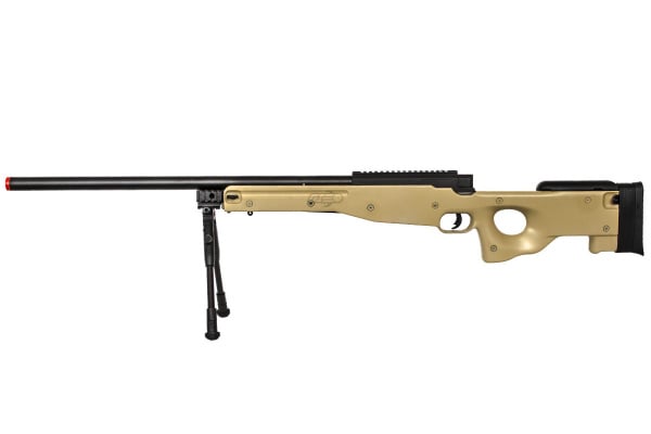 Bravo MK98 Bolt Action Sniper Airsoft Rifle w/ Bipod ( Tan )