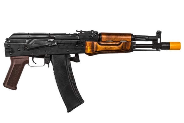 Classic Army Compact PDW AK74 Carbine AEG Airsoft Rifle ( Black / Wood )