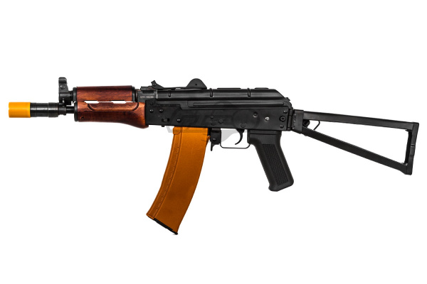 Classic Army AK74U Carbine AEG Airsoft Rifle ( Black / Wood )