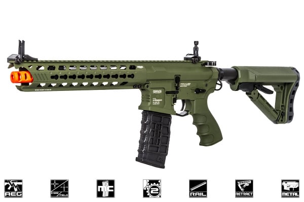 G&G GC16 Predator KeyMod M4 Carbine AEG Airsoft Rifle ( OD Green )