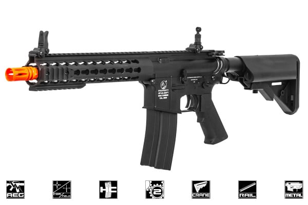 Colt M4 Short 10" Keymod Carbine AEG Airsoft Rifle ( Black )