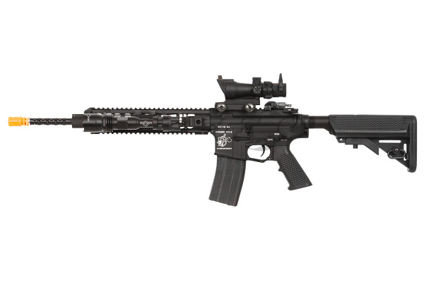 Knight's Armament SR-16 M4A1 Carbine High Speed AEG Airsoft Rifle by G&P ( Black )