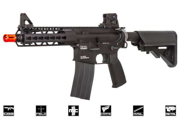 KWA LM4 KR7 Keymod M4 Carbine GBBR Airsoft Rifle ( Black )